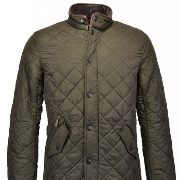 Barbour Powell Quilted Jacket Olive